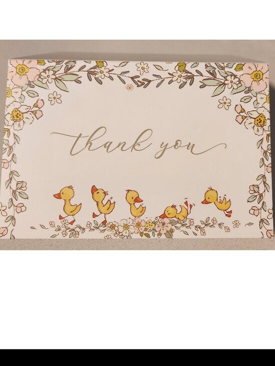 Other - 36 Baby Shower Thank You Cards and Envelopes - Ducklings - 4x6